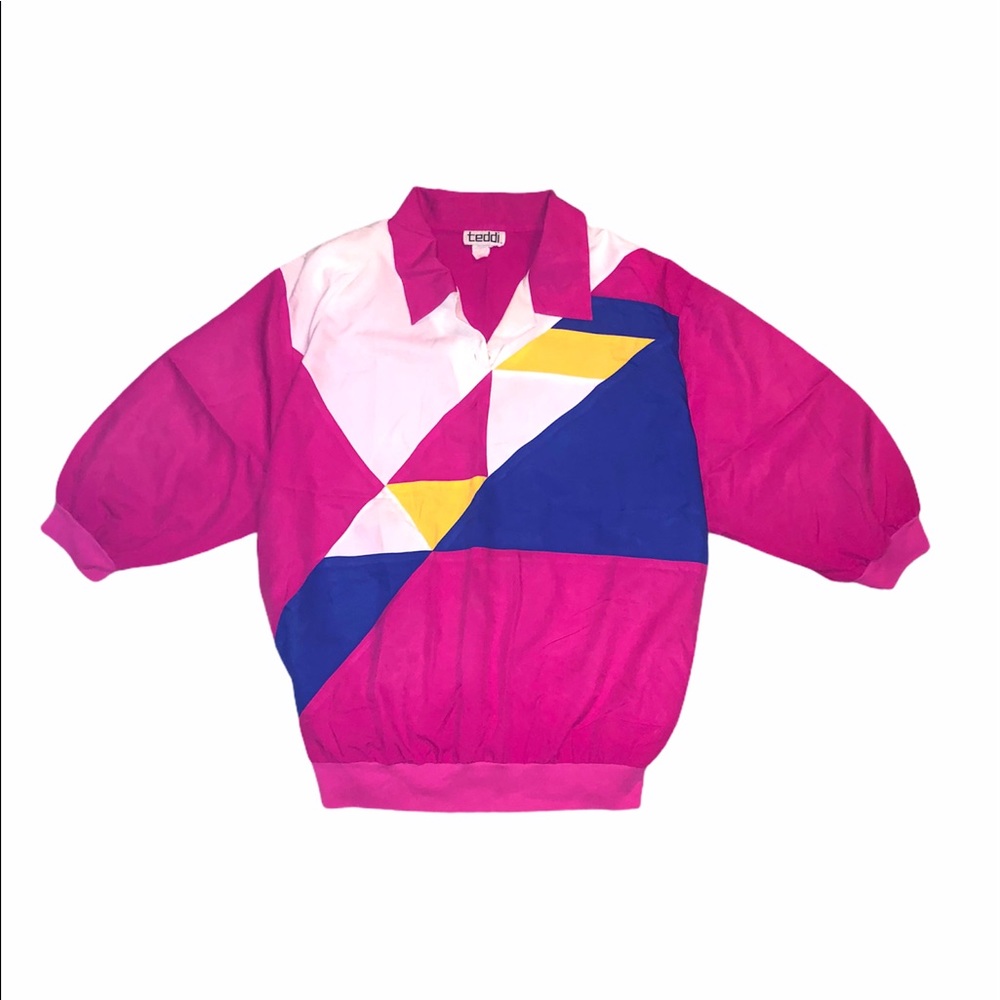 Vintage colorful 1980’s bomber jacket